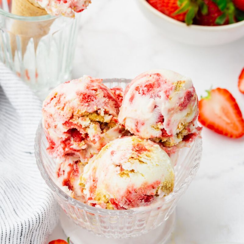 Strawberry Cheesecake Swirl