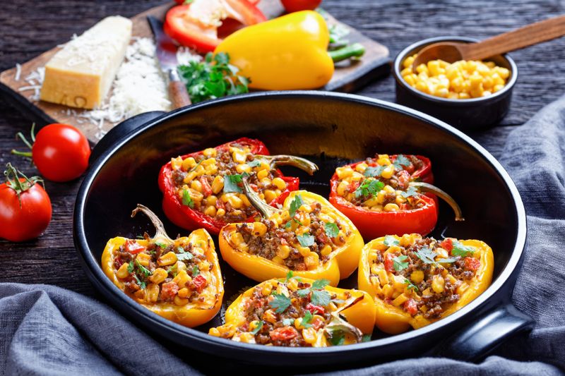 Salsa Stuffed Peppers