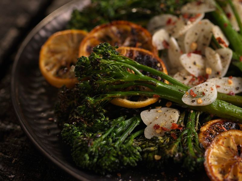 Charred Lemon Broccolini