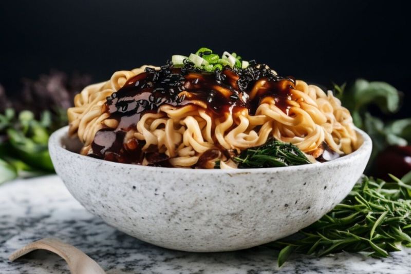 Jjajang Mac and Cheese