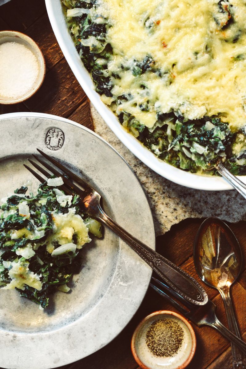 Spinach Au Gratin