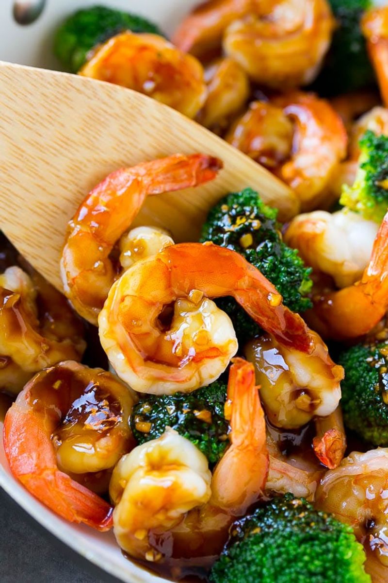 Honey Garlic Shrimp Stir-Fry