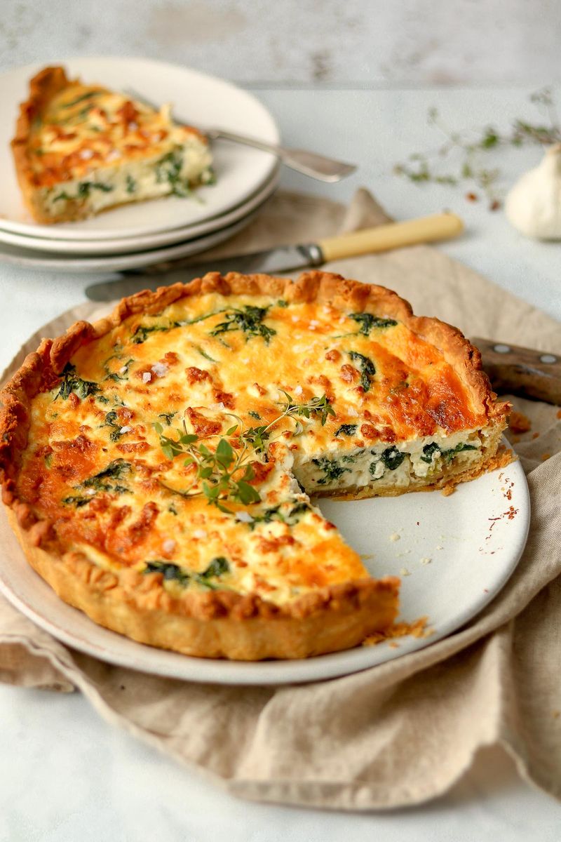 Egg and Spinach Quiche