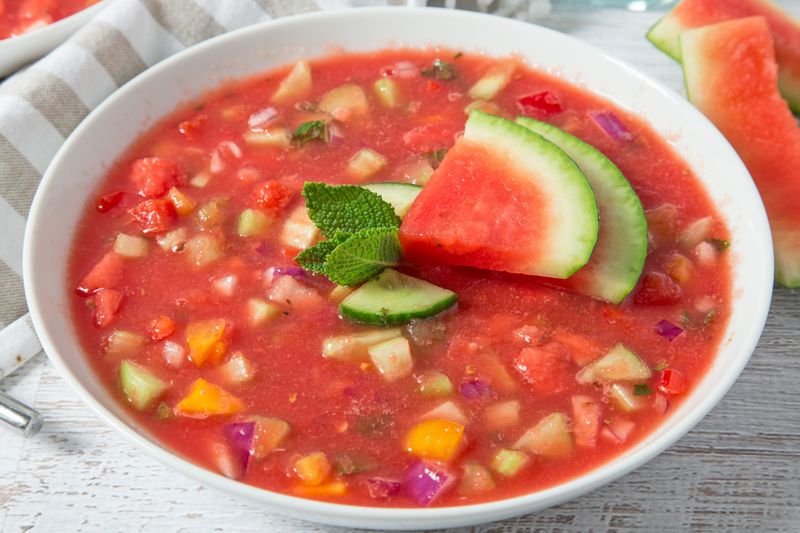 Gazpacho with Watermelon