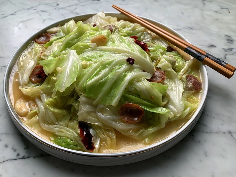 Chinese Cabbage Stir-Fry