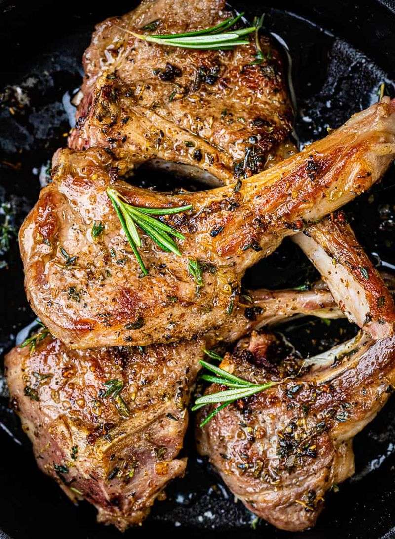Herb Marinated Grilled Lamb Chops