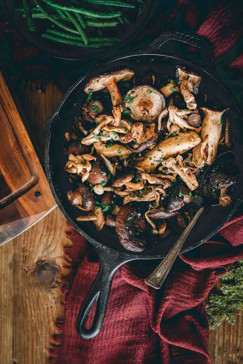 Smoked Mushrooms