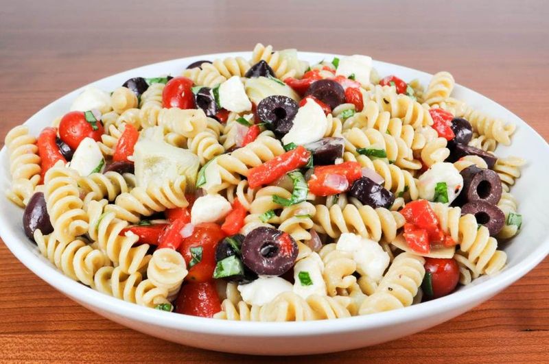 Artichoke and Olive Pasta Salad