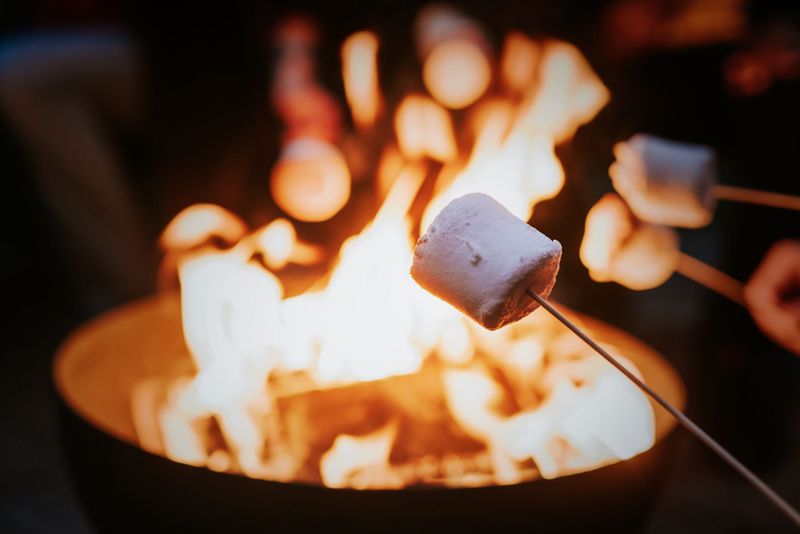 Open-Flame S'mores