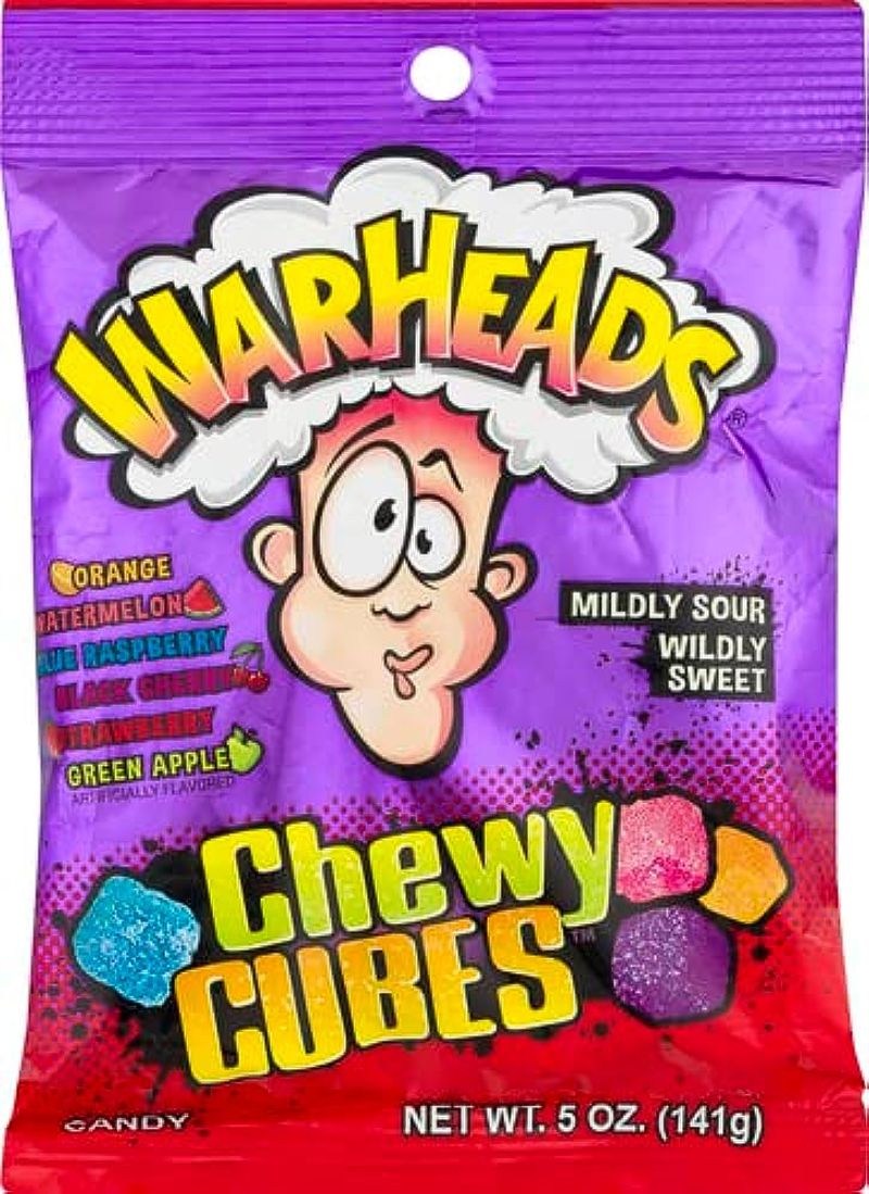 Warheads Chewy Cubes