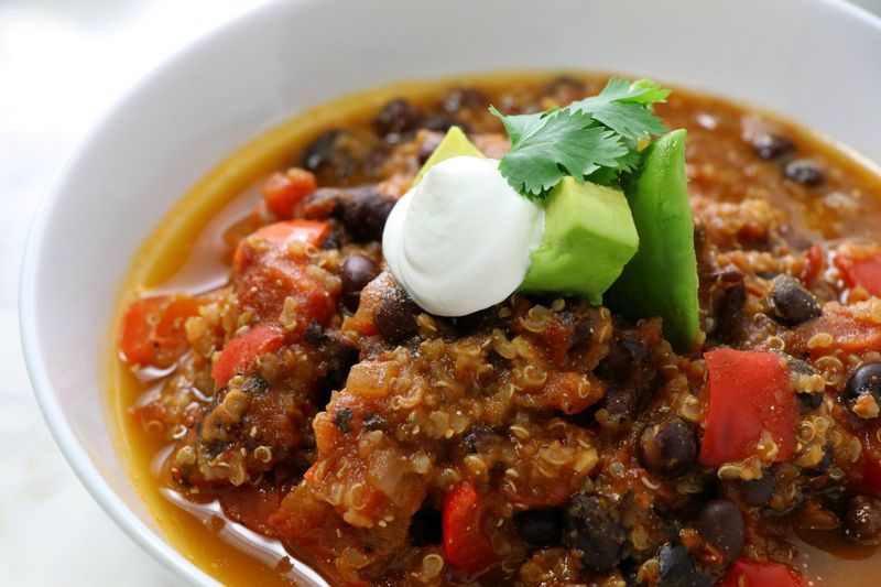 Black Bean and Quinoa Chili