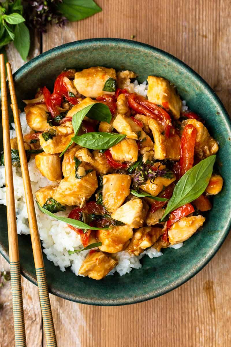 Thai Basil Chicken Stir Fry