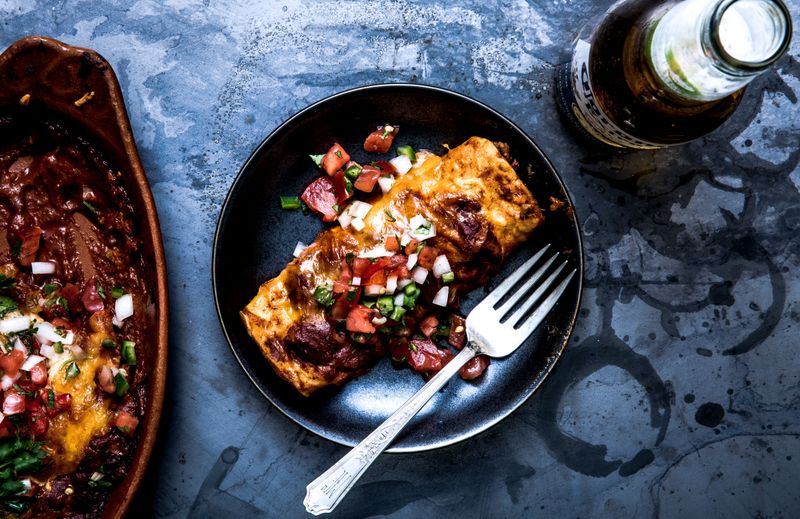Flavorful Beef Enchiladas