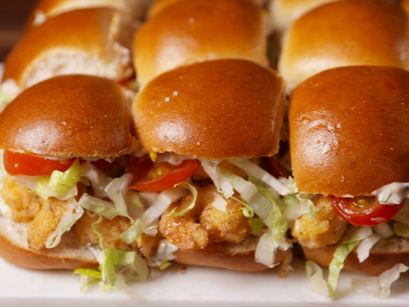 Shrimp Po' Boy Sliders