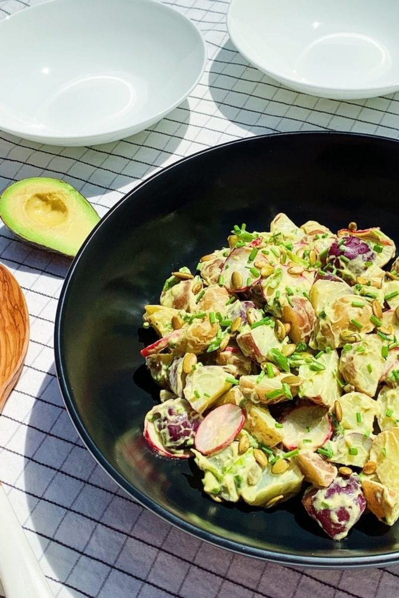 Vegan Avocado Potato Salad