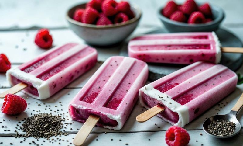 Berry Coconut Popsicles