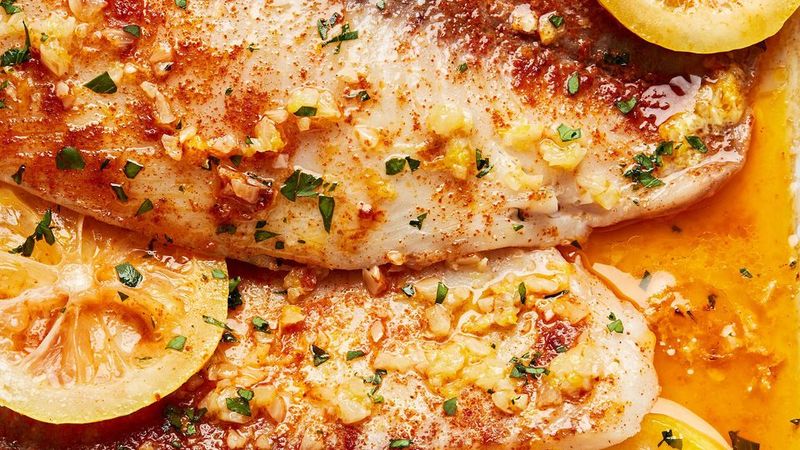 Garlic Butter Baked Tilapia