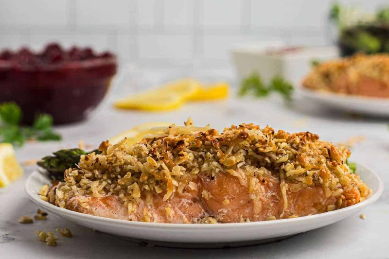 Almond-Crusted Salmon