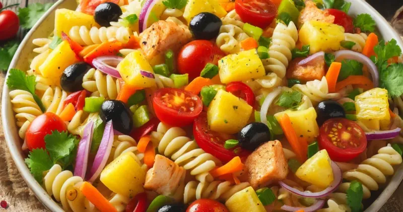Tropical Fruit and Pasta Salad