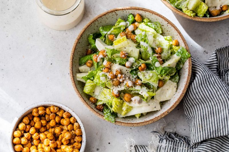 Chickpea Caesar Salad