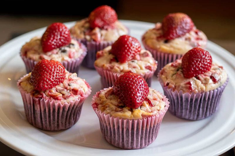 Strawberry Cream Cheese Muffins