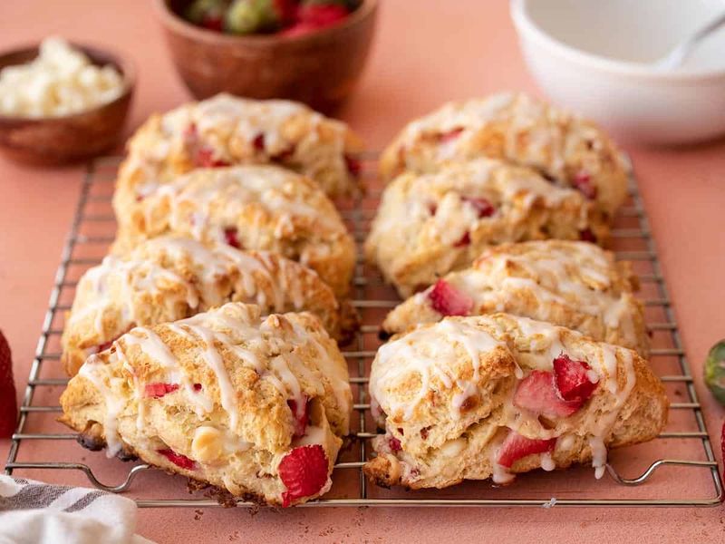 Strawberry Scones
