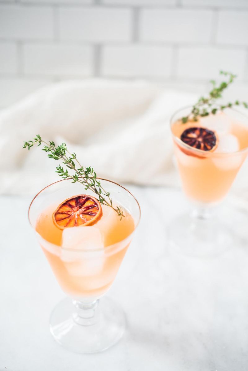 Lime and Thyme Sparkler