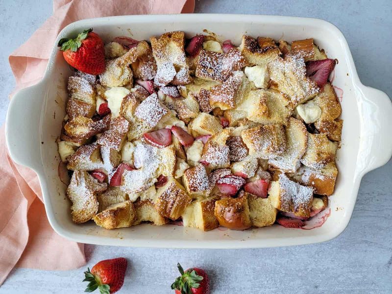 Strawberry Breakfast Casserole