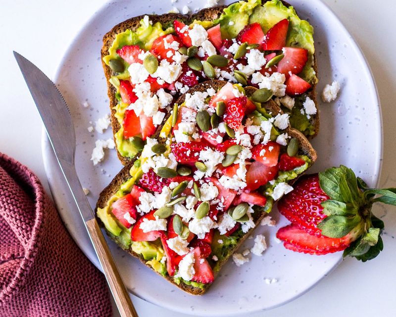 Strawberry Avocado Toast
