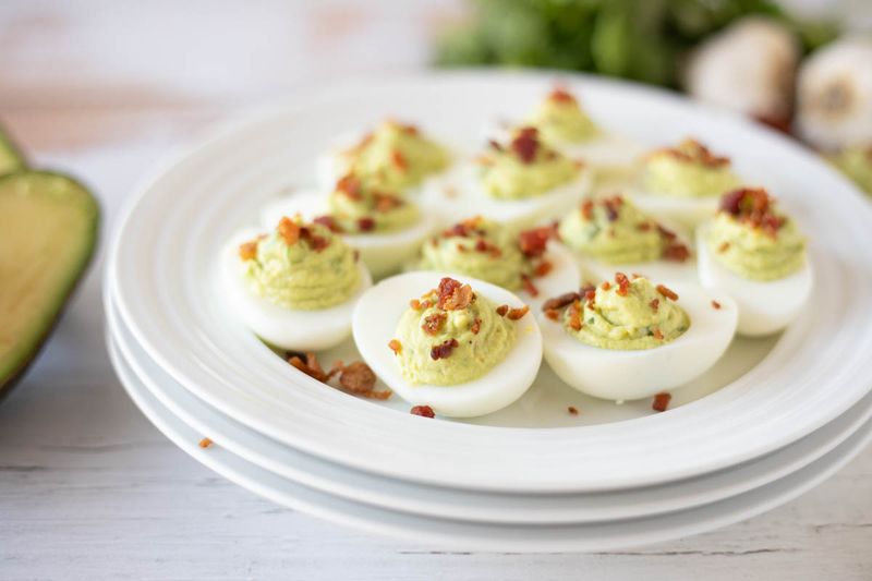 Avocado Deviled Eggs
