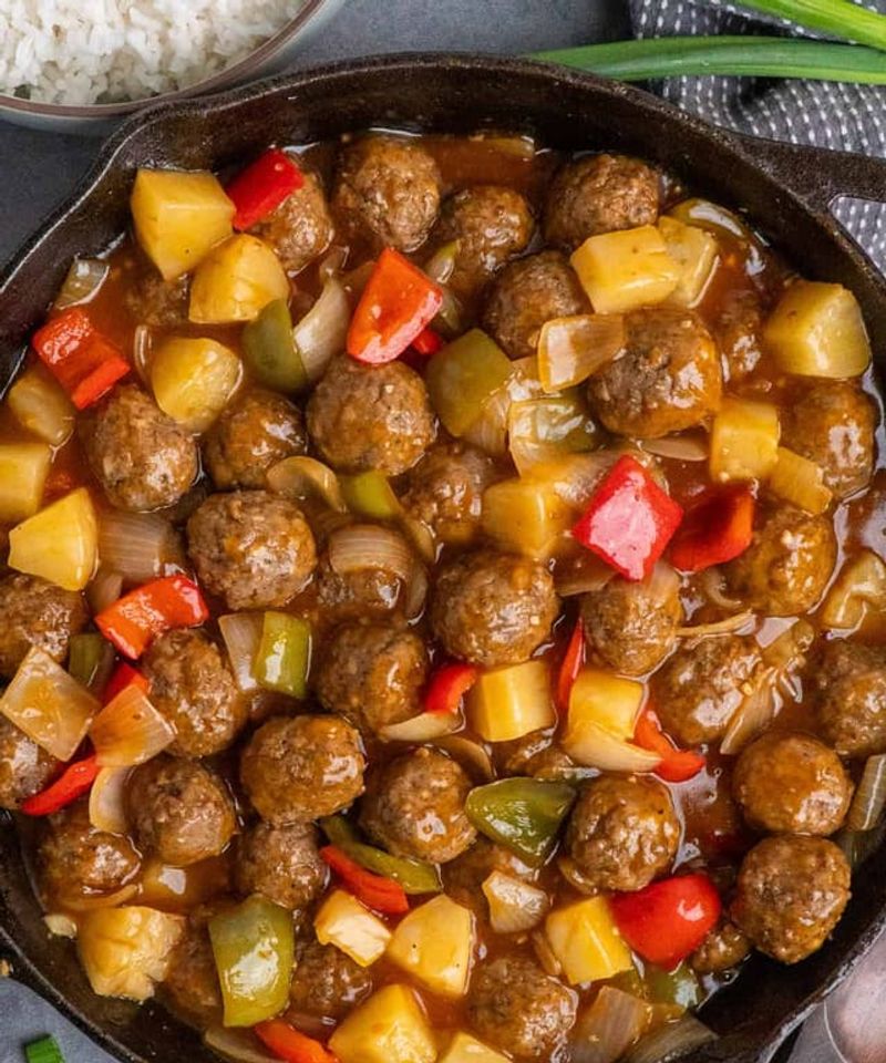 Sweet and Sour Meatballs