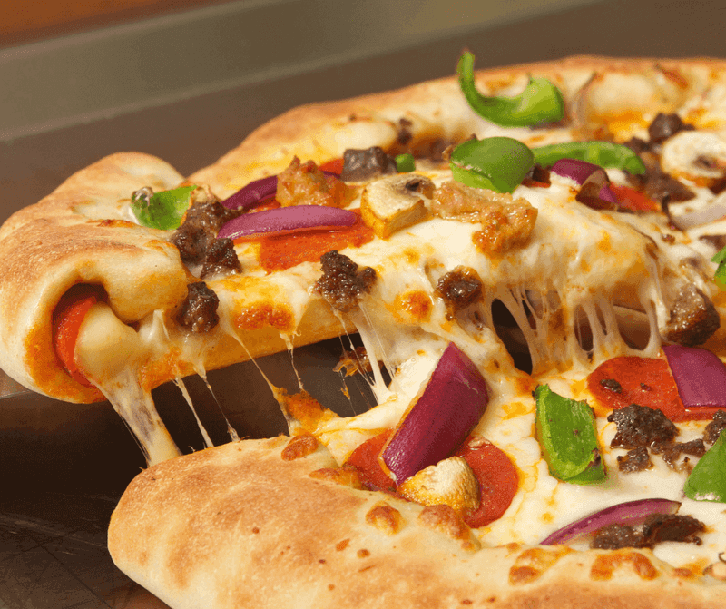 Pizza Hut Stuffed Crust Meat Lover’s Pizza