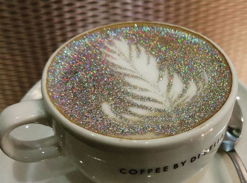 Edible Glitter Lattes