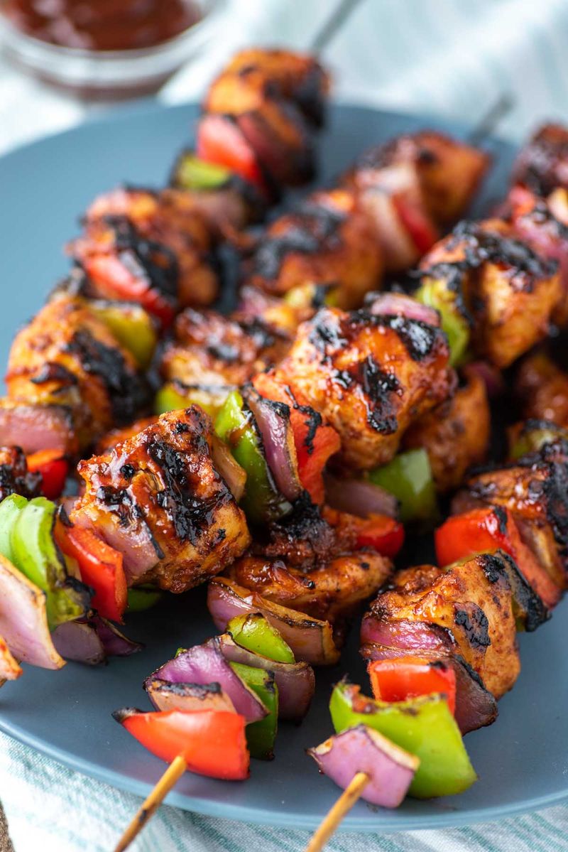 Smoky BBQ Chicken Kabobs