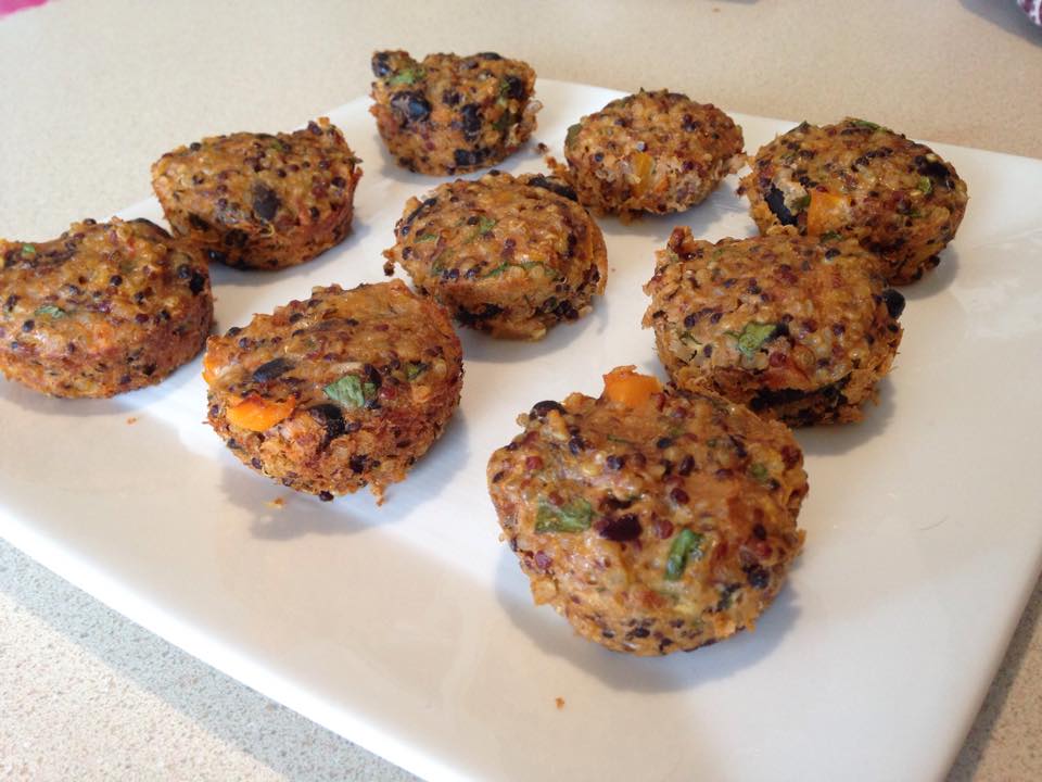Quinoa and Black Bean Bites