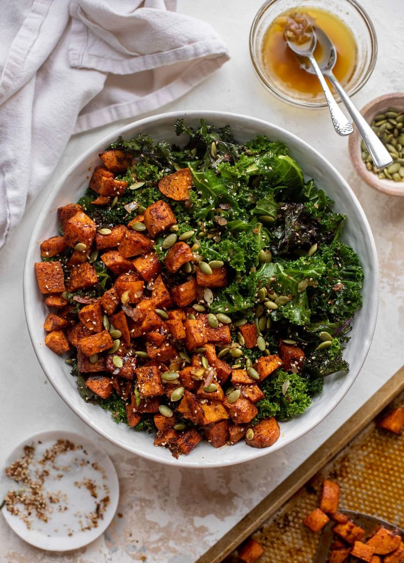 Sweet Potato and Kale Salad
