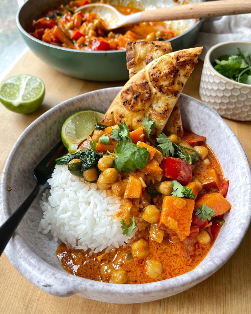 Sweet Potato and Chickpea Curry
