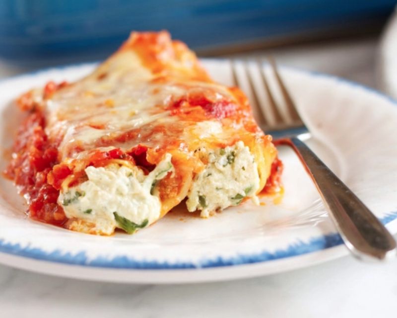 Spinach and Ricotta Cannelloni