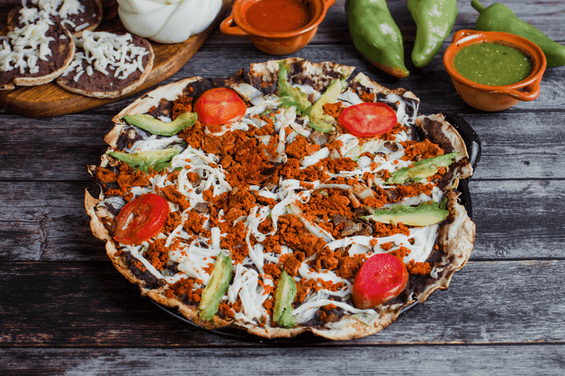 Tlayudas with Cheese