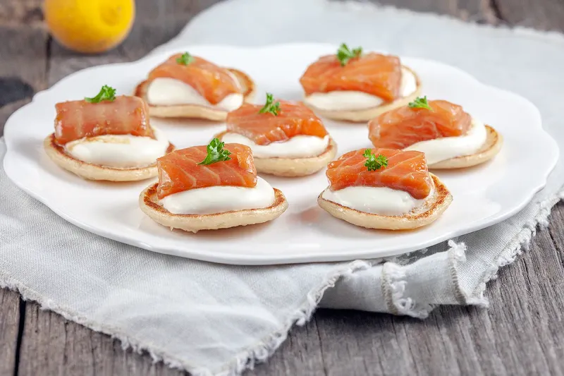 Smoked Salmon Crostini