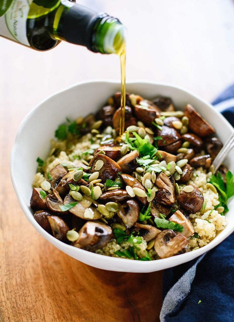 Herbed Mushroom and Quinoa