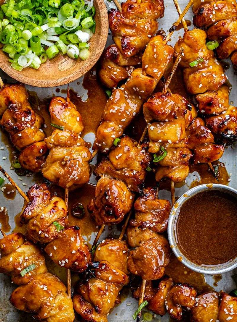 Savory Teriyaki Chicken Kabobs
