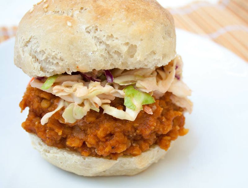 Barbecue Lentil Sliders