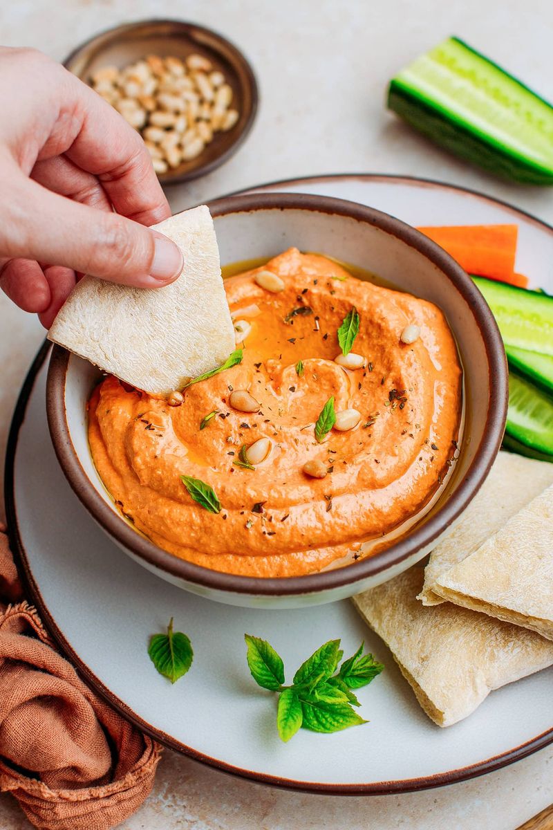 Red Pepper and Herb Dip
