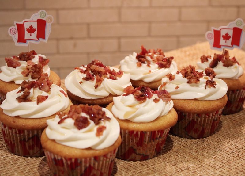 Maple Bacon Cupcakes