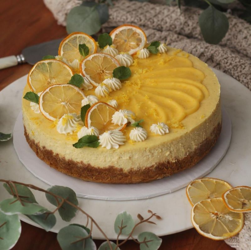 Lemon Basil Cheesecake