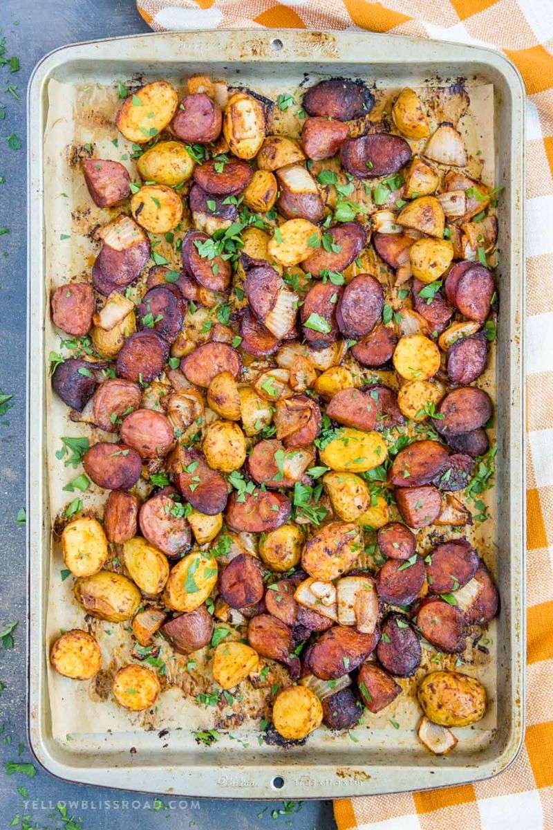Spicy Sausage and Potatoes