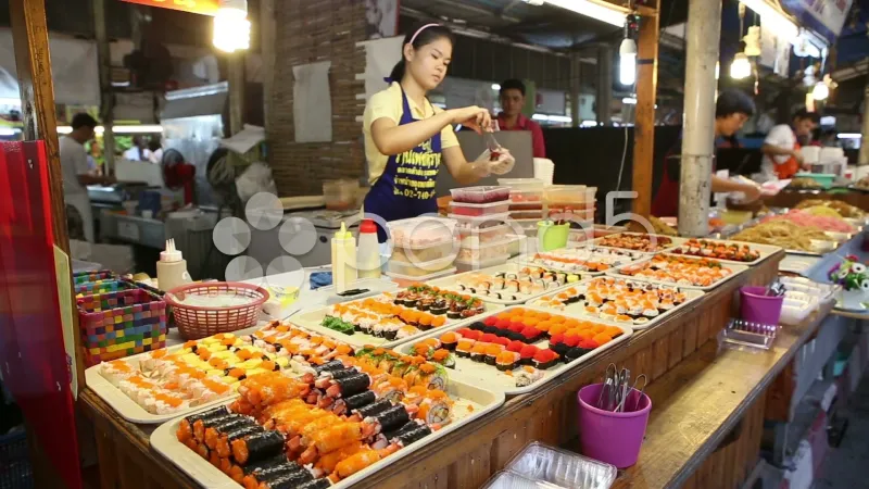 Street Vendor Sushi