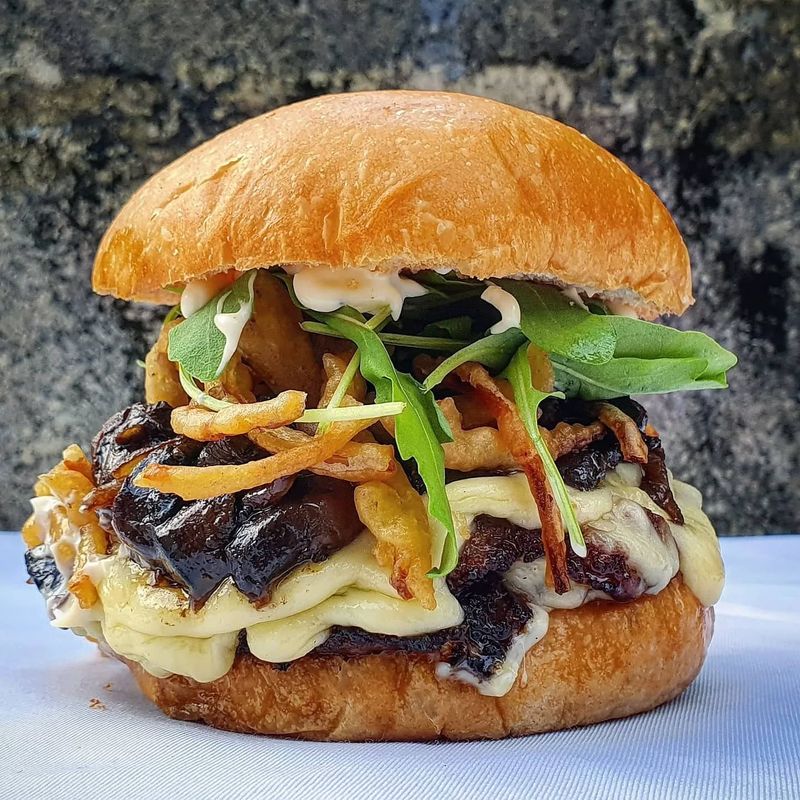 The Truffle Burger at LVB Burgers