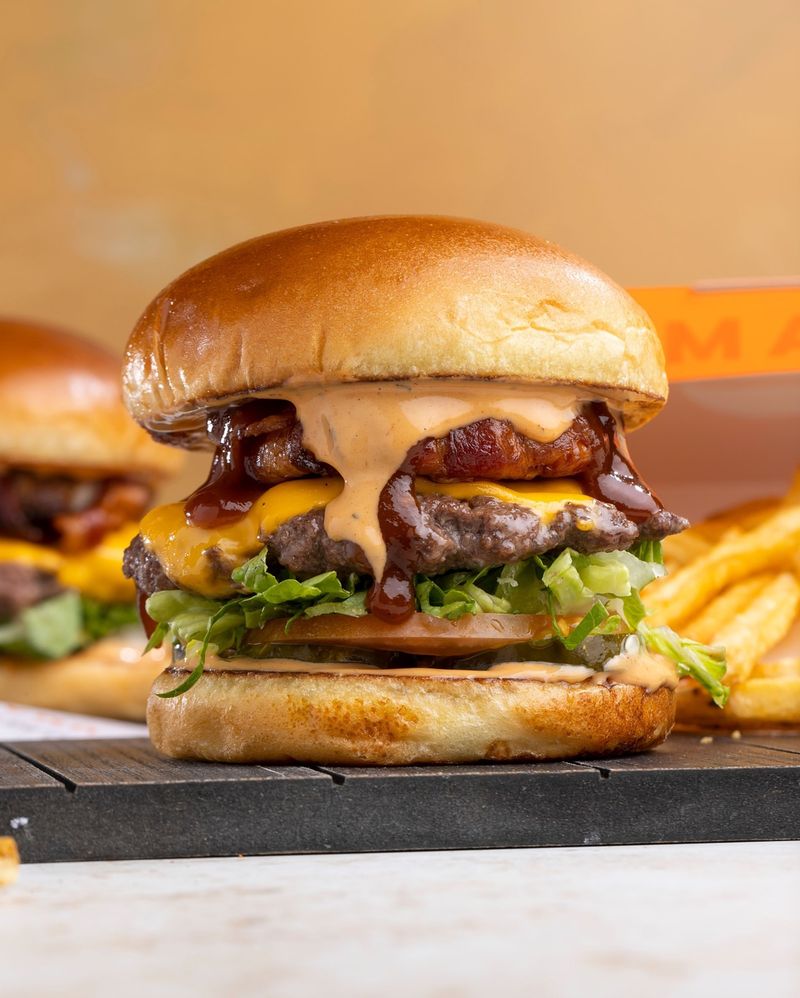 The BBQ Bacon Burger at Stripburger